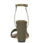 FENDI DELFINA FF NAPPA LEATHER HIGH HEELED SANDALS