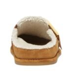 FENDI FEEL SUEDE AND SHEEPSKIN SABOTS