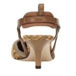 FENDI COLIBRÌ LITE FF JACQUARD VELVET MEDIUM-HEELED SLINGBACKS