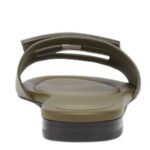 FENDI BAGUETTE LEATHER SLIDES