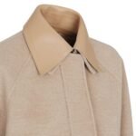 FENDI BLOUSON BEIGE WOOL JACKET