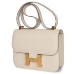 HERMÈS CONSTANCE 1-24 CRAIE EPSOM BRUSHED GOLD HARDWARE