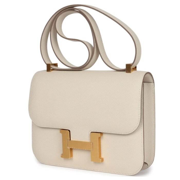 HERMÈS CONSTANCE 1-24 CRAIE EPSOM BRUSHED GOLD HARDWARE