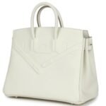 HERMÈS BIRKIN SHADOW 25 MUSHROOM SWIFT PALLADIUM HARDWARE