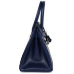 HERMÈS BIRKIN 30 BLEU SAPHIR BOX PALLADIUM HARDWARE