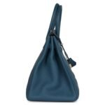 PRE-OWNED HERMÈS BIRKIN 35 COLVERT TOGO PALLADIUM HARDWARE