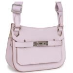 HERMÈS JYPSIERE MINI MAUVE PALE VERSO EVERCOLOR PALLADIUM HARDWARE