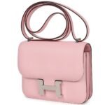 HERMÈS CONSTANCE 18 ROSE SAKURA SWIFT PALLADIUM HARDWARE