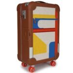 HERMÈS RMS CABINE 55 ROLLING SUITCASE MULTICOLOR CANVAS