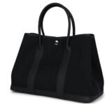 HERMÈS GARDEN PARTY 30 BLACK TOILE AND NEGONDA PALLADIUM HARDWARE