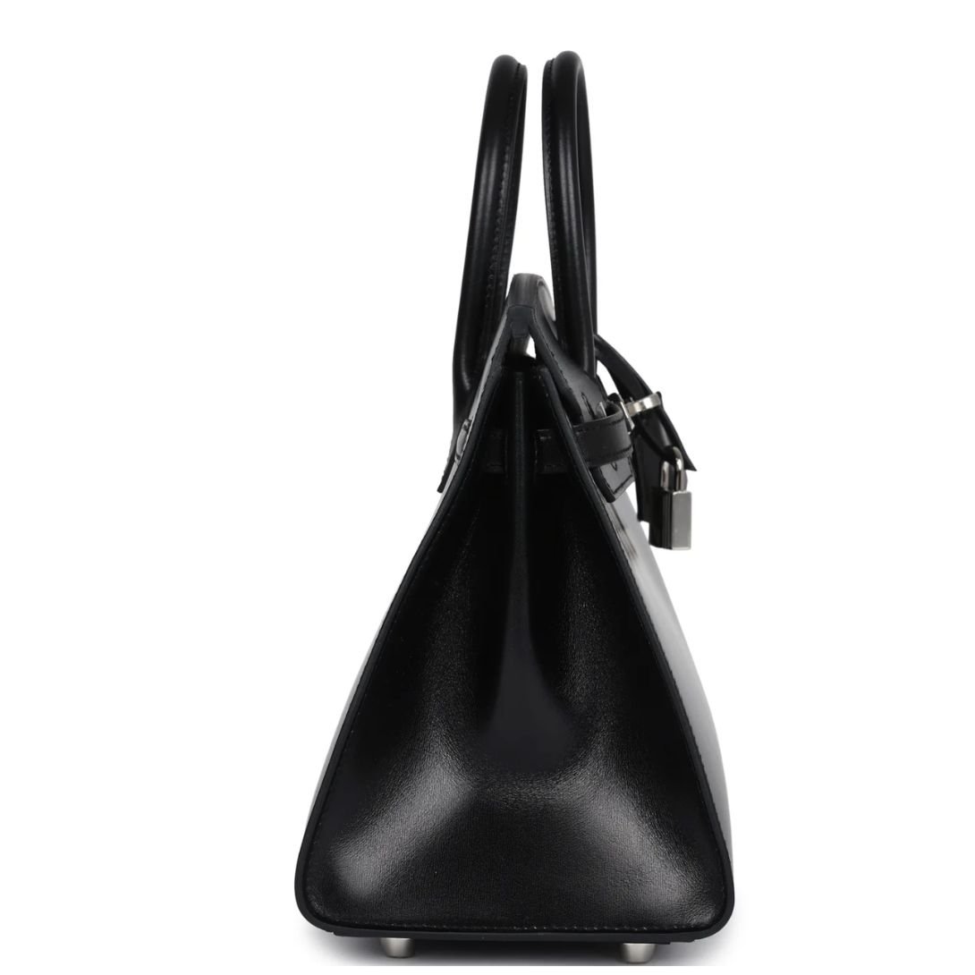 4 HERMÈS BIRKIN SELLIER 25 BLACK BOX PALLADIUM HARDWARE