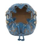 FENDI MON TRESOR LIGHT BLUE FF JACQUARD VELVET MINI BAG
