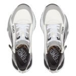 FENDI FLOW LEATHER LOW-TOPS