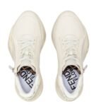 FENDI FLOW LEATHER LOW-TOPS