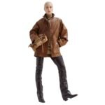 FENDI BLOUSON BROWN LEATHER JACKET