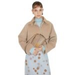 FENDI BLOUSON BEIGE WOOL JACKET