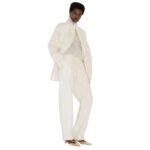 FENDI BLOUSON WHITE DENIM JACKET