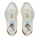 FENDI FLOW MESH AND SUEDE LOW TOPS