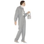 FENDI FFOLD LEATHER LOW-HEELED SLINGBACKS