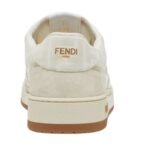 FENDI MATCH CANVAS LOW-TOPS SUEDE