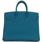 PRE-OWNED HERMÈS BIRKIN 25 COBALT TOGO GOLD HARDWARE