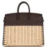 HERMÈS PICNIC BIRKIN 25 ROUGE SELLIER SWIFT PALLADIUM HARDWARE