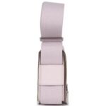 HERMÈS GETA MAUVE PALE AND ROUGE SELLIER CHEVRE PALLADIUM HARDWARE