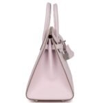 HERMÈS BIRKIN SELLIER 25 MAUVE PALE EPSOM PALLADIUM HARDWARE