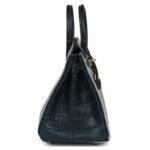 HERMÈS SPECIAL ORDER HSS BIRKIN 25 GRIS PERLE AND VERT ROUSSEAU MATTE ALLIGATOR BRUSHED GOLD HARDWARE