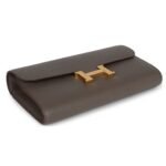 HERMÈS CONSTANCE WALLET TO GO ETAIN EPSOM GOLD HARDWARE