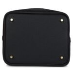 HERMÈS PICOTIN LOCK 22 BLACK CLEMENCE GOLD HARDWARE