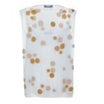FENDI TOP LIGHT BLUE ORGANZA TOP