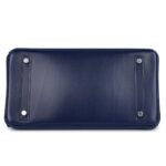 HERMÈS BIRKIN 30 BLEU SAPHIR BOX PALLADIUM HARDWARE
