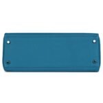 HERMÈS KELLY RETOURNE 32 COBALT CLEMENCE PALLADIUM HARDWARE