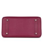 PRE-OWNED HERMÈS BIRKIN 30 TOSCA CANDY EPSOM PALLADIUM HARDWARE