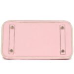 HERMÈS SPECIAL ORDER (HSS) BIRKIN 25 ROSE SAKURA AND NATA SWIFT PERMABRASS HARDWARE