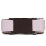 HERMÈS GETA MAUVE PALE AND ROUGE SELLIER CHEVRE PALLADIUM HARDWARE