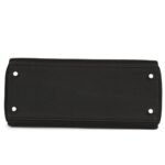HERMÈS KELLY RETOURNE 28 BLACK TOGO PALLADIUM HARDWARE