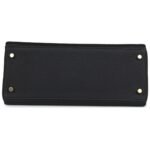 HERMÈS KELLY RETOURNE 28 BLACK TOGO GOLD HARDWARE