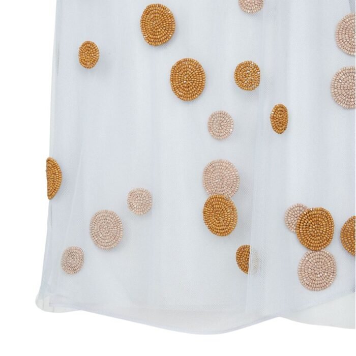 FENDI TOP LIGHT BLUE ORGANZA TOP