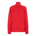 FENDI TWIN SET RED CASHMERE