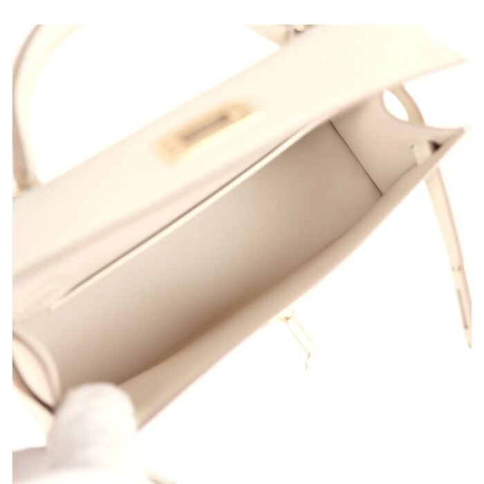 HERMÈS KELLY SELLIER 20 CRAIE EPSOM PERMABRASS HARDWARE