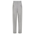 FENDI MICRO CHECK WOOL PANTS
