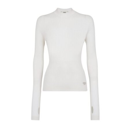 FENDI SWEATER WOOL AND SILK JUMPER