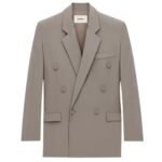 SAINT LAURENT JACKET IN SILK CREPE