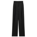 SAINT LAURENT PANTS IN SILK SATIN