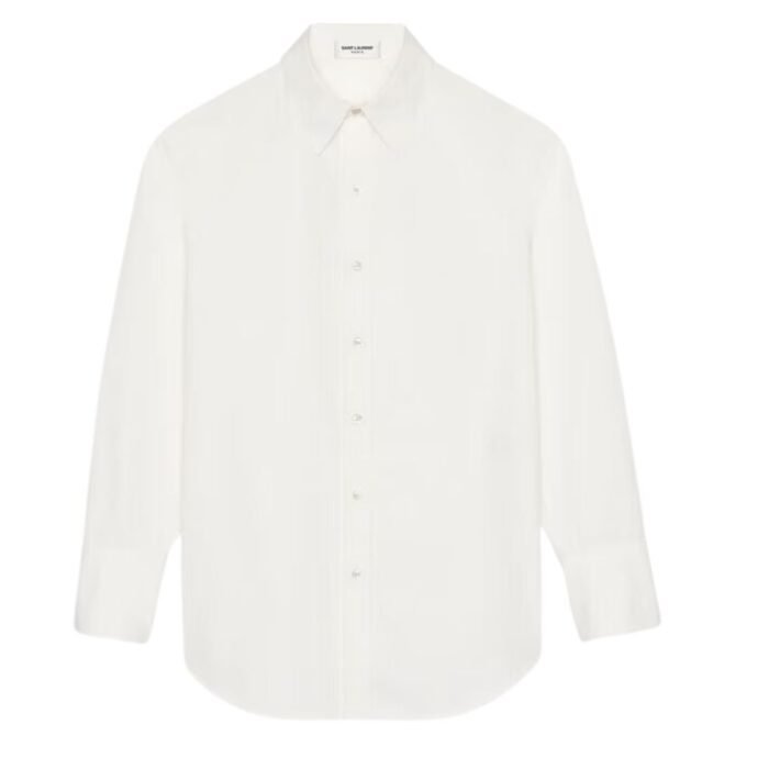 SAINT LAURENT WINCHESTER BOYFRIEND SHIRT IN COTTON