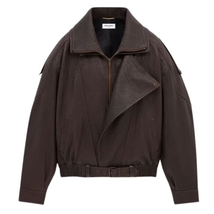 SAINT LAURENT BOMBER JACKET IN LAMBSKIN
