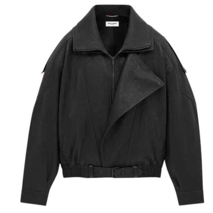 SAINT LAURENT BOMBER JACKET IN LAMBSKIN