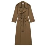 SAINT LAURENT TRENCH COAT IN COTTON TWILL